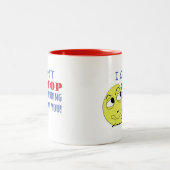 君のストップ考える間に合わぬ ツートーンマグカップ (中央)