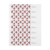 君のバレンタインデーにはハートが付く ラップアラウンド宛名ラベル (シート)