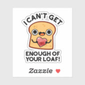 君のパンの塊が足らおもしろいない シール (シート)