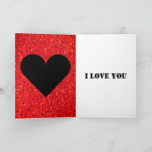君のパーソナライズされた名刺が大好きだ カード (内部)