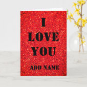 君のパーソナライズされた名刺が大好きだ カード (黄色い花)