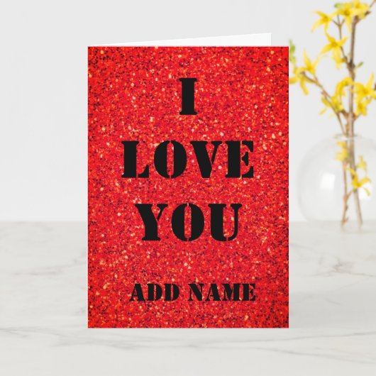 君のパーソナライズされた名刺が大好きだ カード (黄色い花)