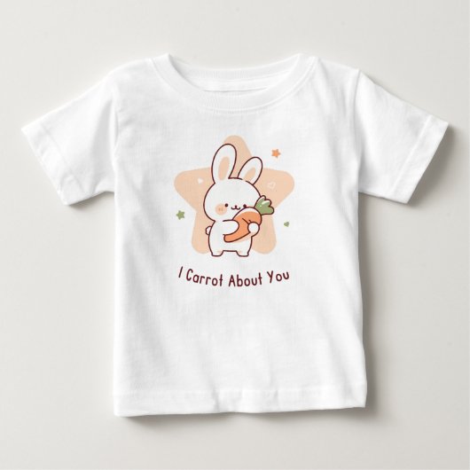 君のベビーTシャツを捲く ベビーTシャツ (正面)
