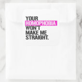 君のホモフォビアは私を真っすぐ理解させない スクエアシール (バッグ)