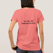 君のボクサーは君の友人だ Tシャツ (裏面)