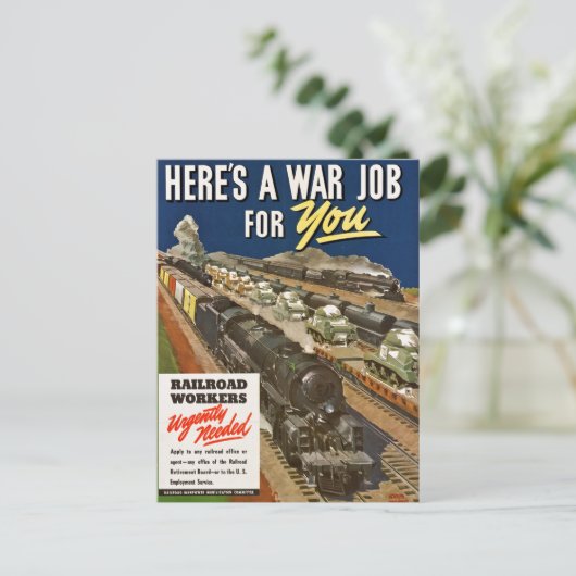 君のポストカードの戦争仕事。 ポストカード (スタンド正面)