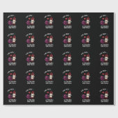 君のワイ得ンプンダークおもしろいブルーグに惚れ込んだ ラッピングペーパー (フラット)