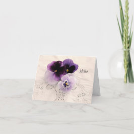 君の三考える羽のヒナギク カード