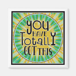 君の主張は得全て前向きだ マグネット