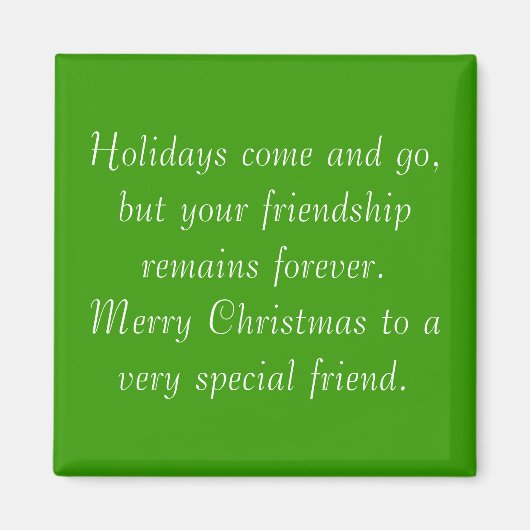 君の交情は依然として聖降誕祭の相場だ マグネット (正面)