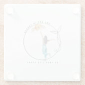 君の人生は君の担当だ ガラスコースター (裏面)