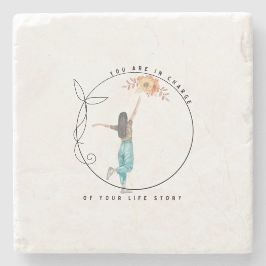 君の人生は君の担当だ ストーンコースター (正面)