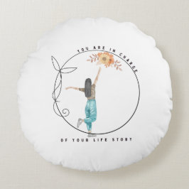 君の人生は君の担当だ ラウンドクッション