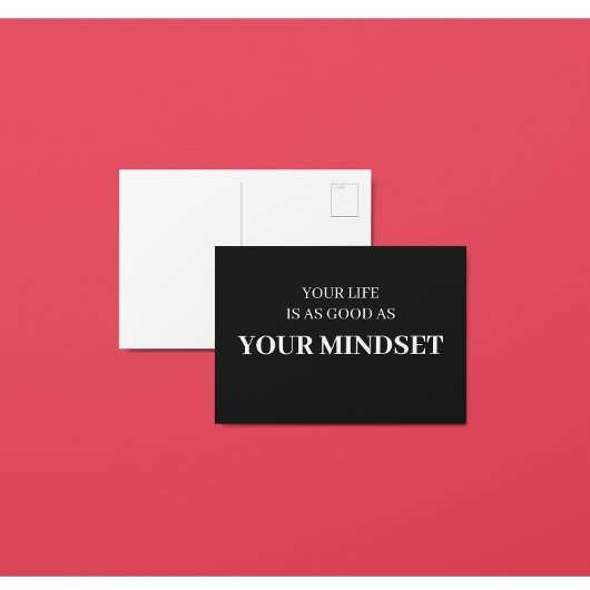 君の人生は心の中と同じだ ポストカード