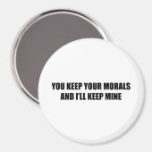 君の保モラルと僕のモラル保を見せる マグネット (正面/裏面)