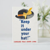 君の保帽子の下だ 招待状 (スタンド正面)