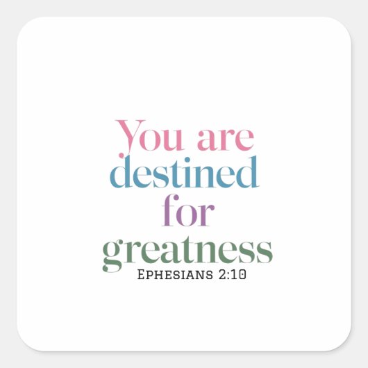 君の信じ止められない運命に スクエアシール (正面)