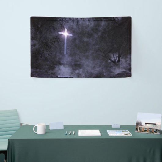 君の光は旗来だ 横断幕 (トレードショー)