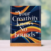 君の創造力はどこまで知らぬ アクリルサイン (ニュートラル)