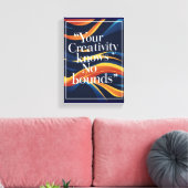 君の創造力はどこまで知らぬ キャンバスプリント (インサイチュ (リビング))