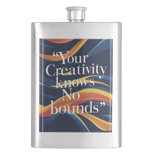 君の創造力はどこまで知らぬ フラスク (正面)