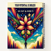 君の可能性は無限に出て行って見せる ノートブック (裏面)