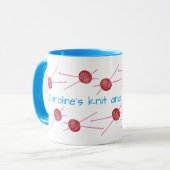 君の名はニットでナタだ マグカップ (正面左)