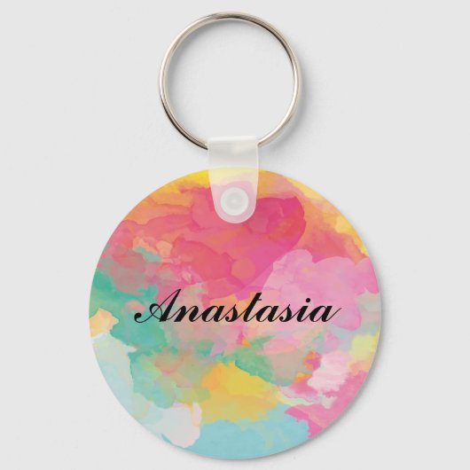 君の名カラフル前は驚くべきことだ キーホルダー (正面)