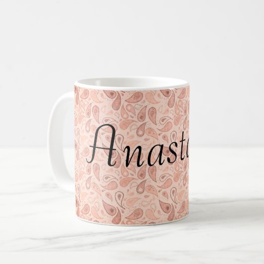 君の名クール前は驚くべきオレンジ コーヒーマグカップ (正面左)