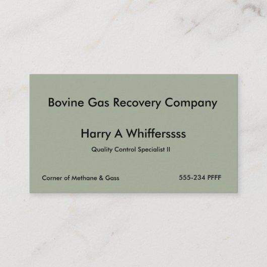 君の名刺 – あえて！ 名刺 (正面)