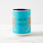 君の名前はタコに泡を触れる マグカップ (中央)