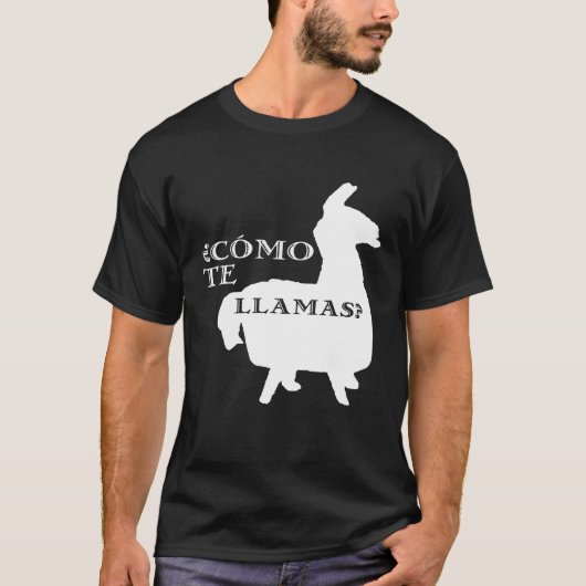 君の名前は？ スペイン語教師 生徒 Tシャツ (正面)