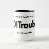 君の唇は?マグ マグカップ (中央)