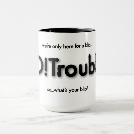 君の唇は？マグ マグカップ (中央)