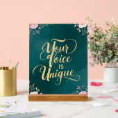 君の声はユニーク アクリルサイン (ウェディング)