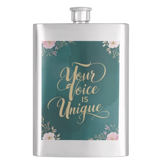 君の声はユニーク フラスク (正面)