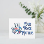 君の声は投票に関係している ポストカード (スタンド正面)