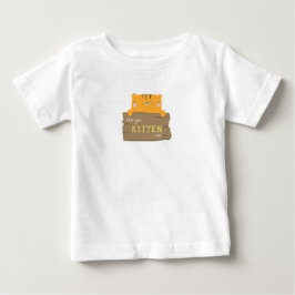 君の子猫は僕のベビーTシャツか ベビーTシャツ