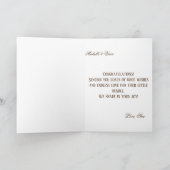 君の完全なる小さな奇跡がここにある祝福 カード (内部)