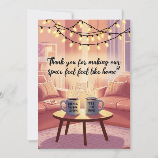 君の家の方が都合が好い 招待状 (正面)