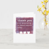 君の寛大さは比べものにならない。感謝 カード (黄色い花)