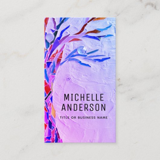 君の専門は紫だ 名刺 (正面)