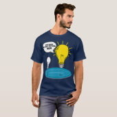 君の将来は息子の電気技師が軽い Tシャツ (正面フル)