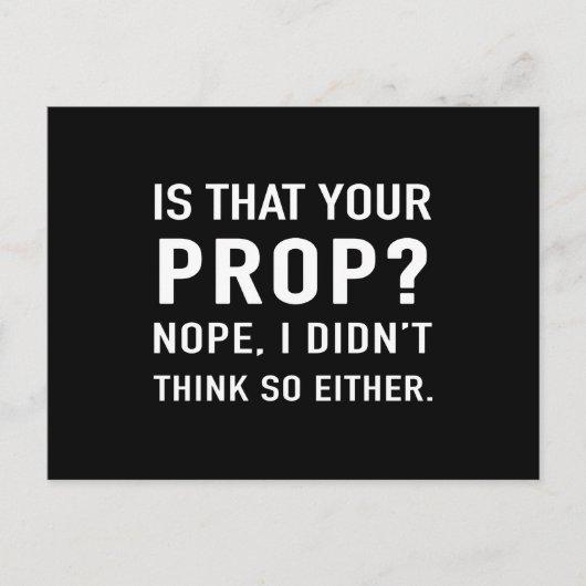 「君の小道具かなし」おもしろいステージ・マネージャ ポストカード (正面)