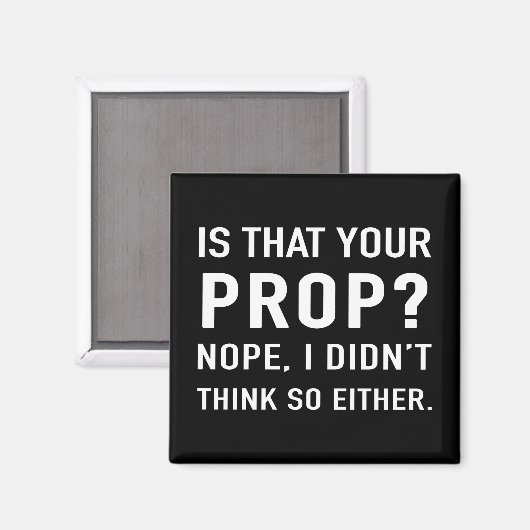 「君の小道具かなし」おもしろいステージ・マネージャ マグネット (正面/裏面)