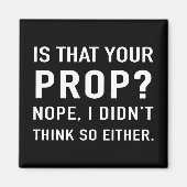 「君の小道具かなし」おもしろいステージ・マネージャ マグネット (正面)