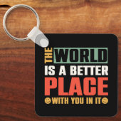 君の居る処は世間の方が好い キーホルダー (正面)