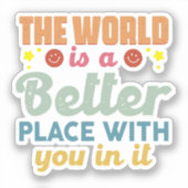 君の居る処は世間の方が好い シール (正面)