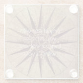 君の居る所はどこでも無い方が好い ガラスコースター (裏面)