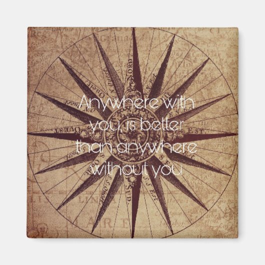 君の居る所はどこでも無い方が好い マグネット (正面)